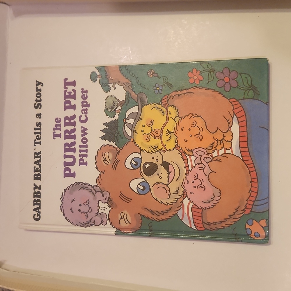 4/$20 Gabby Bear Tells a Story THE PURRR PET Pillow Caper